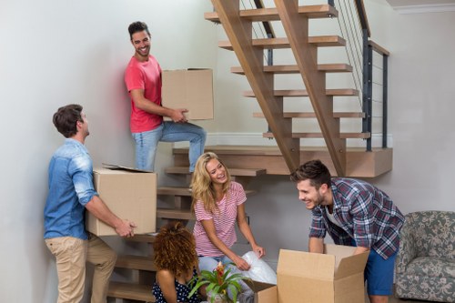 Van loading service for a Chelsea removals booking
