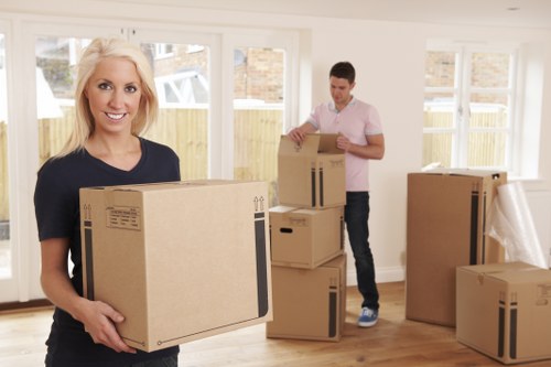 Room-by-room packing and unpacking setup for a Chelsea residential or office move