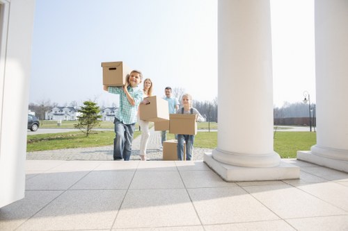 Professional packing and unpacking services in a Chelsea home