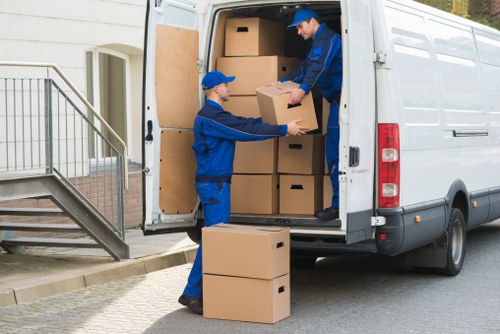 Packed moving truck ready for a Chelsea relocation