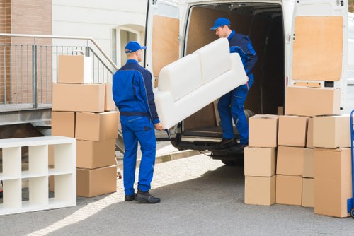 Van service supporting a flat move in Chelsea