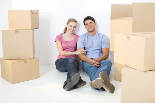 Professional van service handling furniture collection in Chelsea