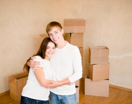 Carefully packed boxes and furniture for Chelsea removals