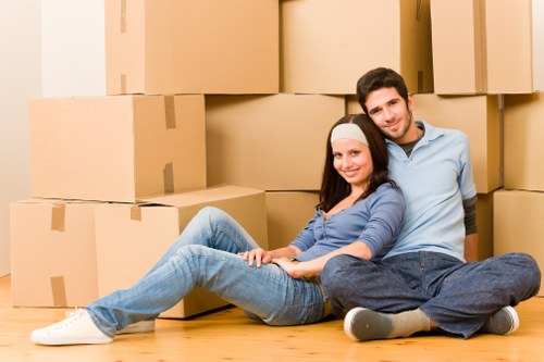 Professional moving van service for Chelsea offices