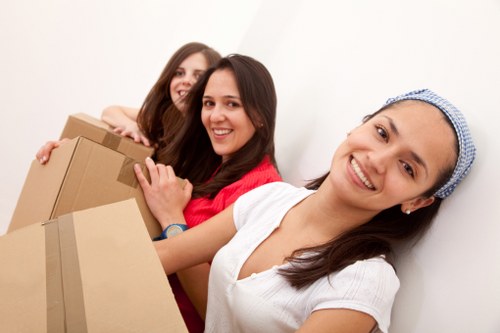 Professional removal team managing a Chelsea home move
