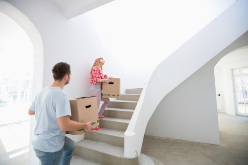 Specialist packing materials used for delicate items in Chelsea