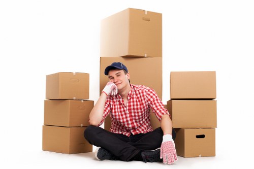 Local man and van team handling furniture in Chelsea