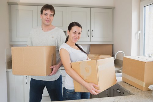 Professional removal team handling a Chelsea property move